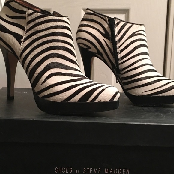 Steven by Steve Madden zebra print pony hair size 6 - Picture 1 of 1